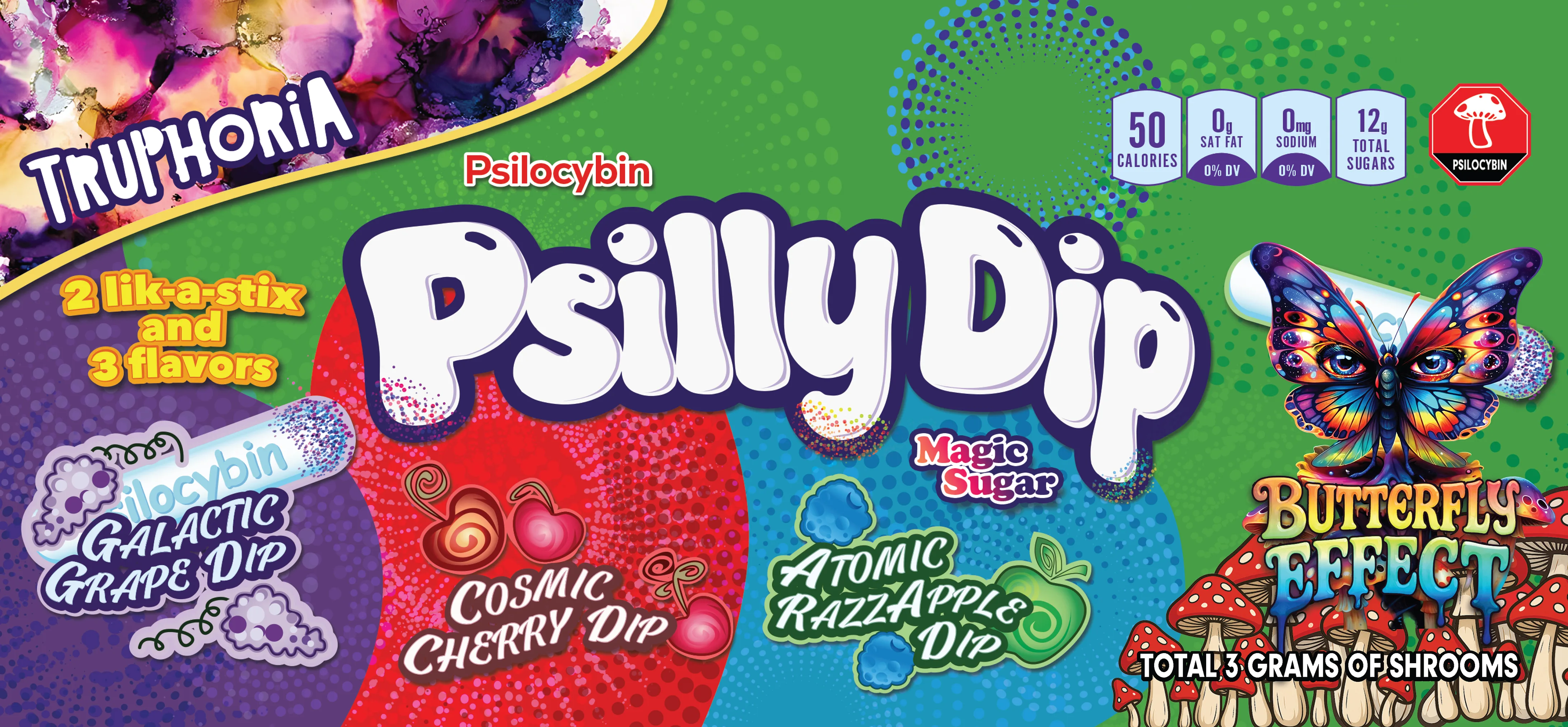 Butterfly Effect Psilly Dip — Flavour 1